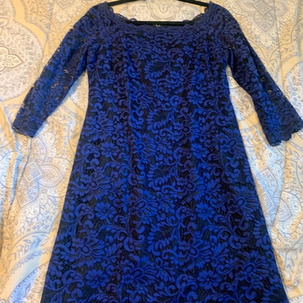 Vince Camuto Lace 3/4 Sleeve Sheath Dress